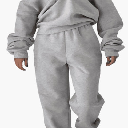 Soft Women's Sweat Suit with Zip Up Top