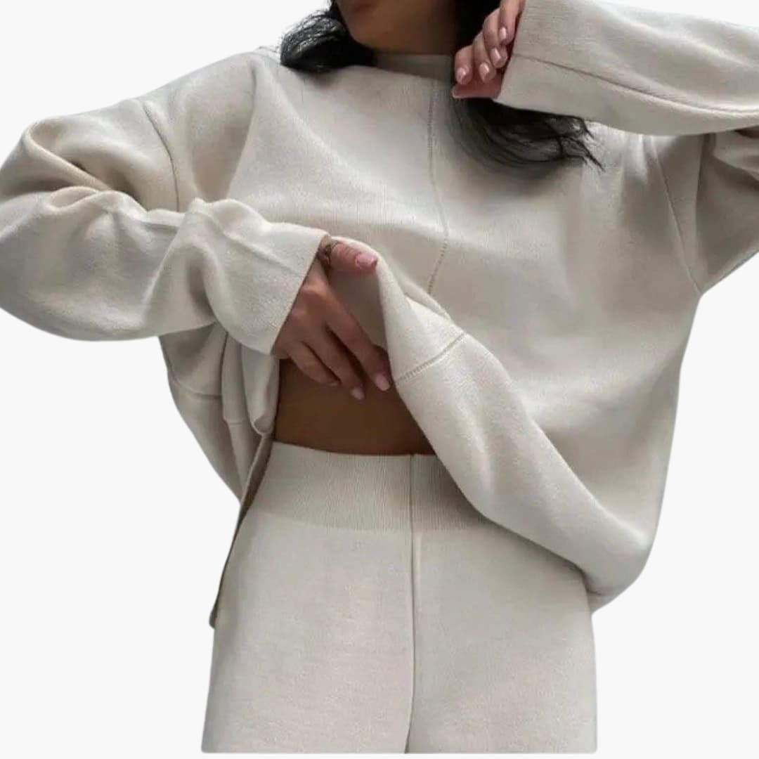 Comfy Women's Sweat Suit with Hoodie and Joggers