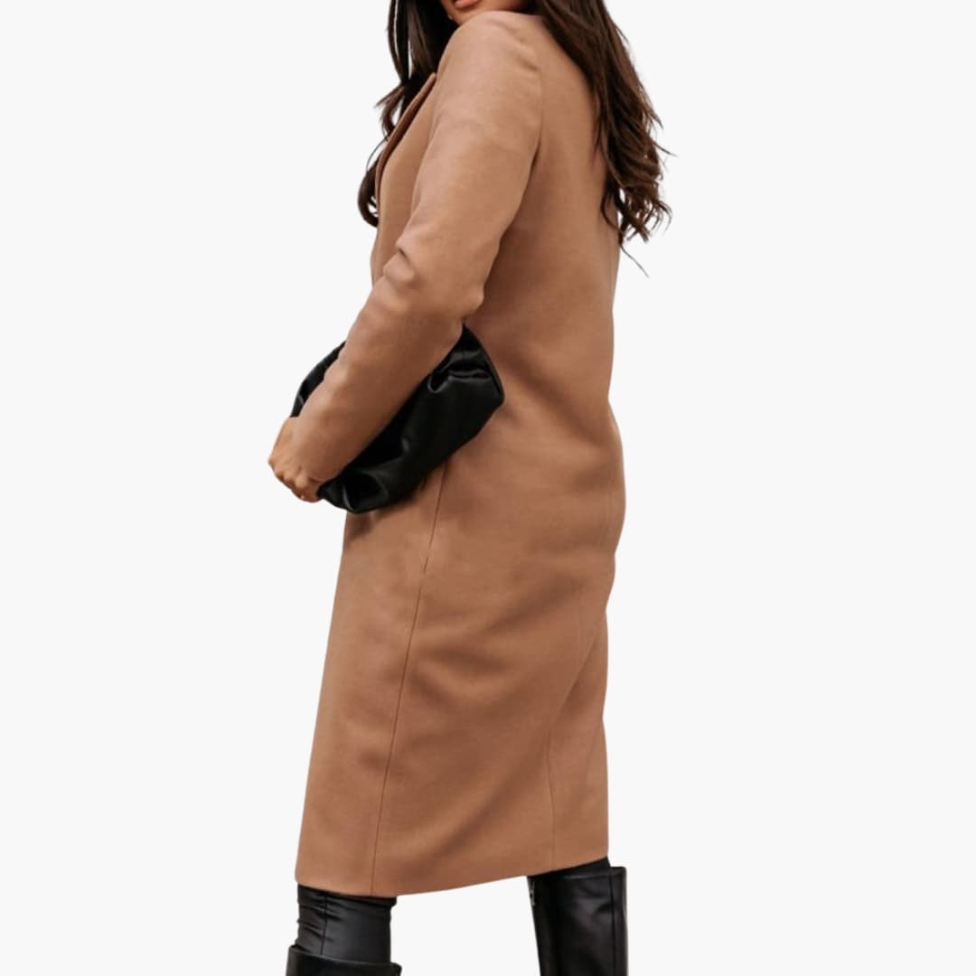 Classic Ladies Trench Coat with Button Front