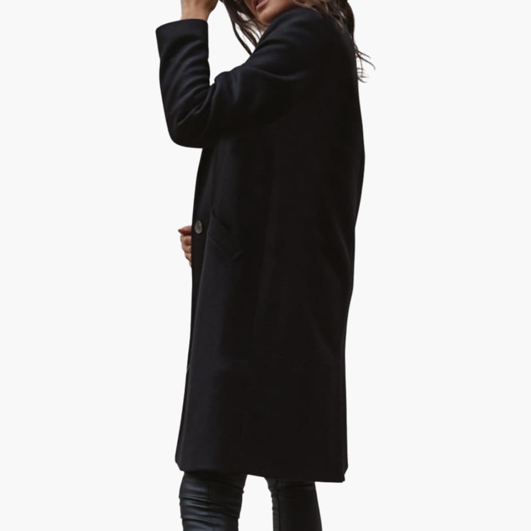 Classic Ladies Trench Coat with Button Front