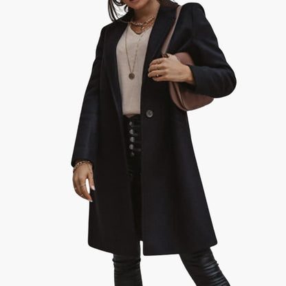 Classic Ladies Trench Coat with Button Front