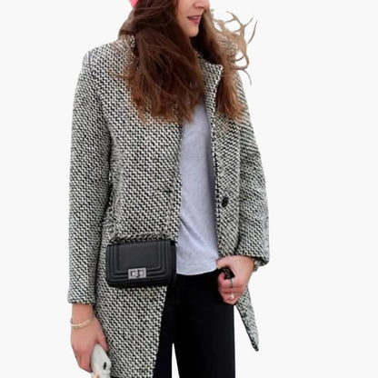 Ladies Classic Double Breasted Coat
