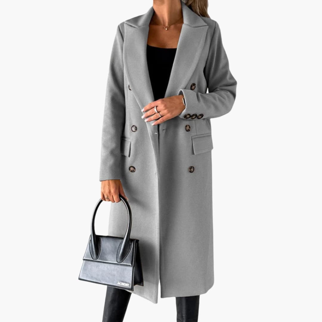 Ladies Classic Double Breasted Trench Coat