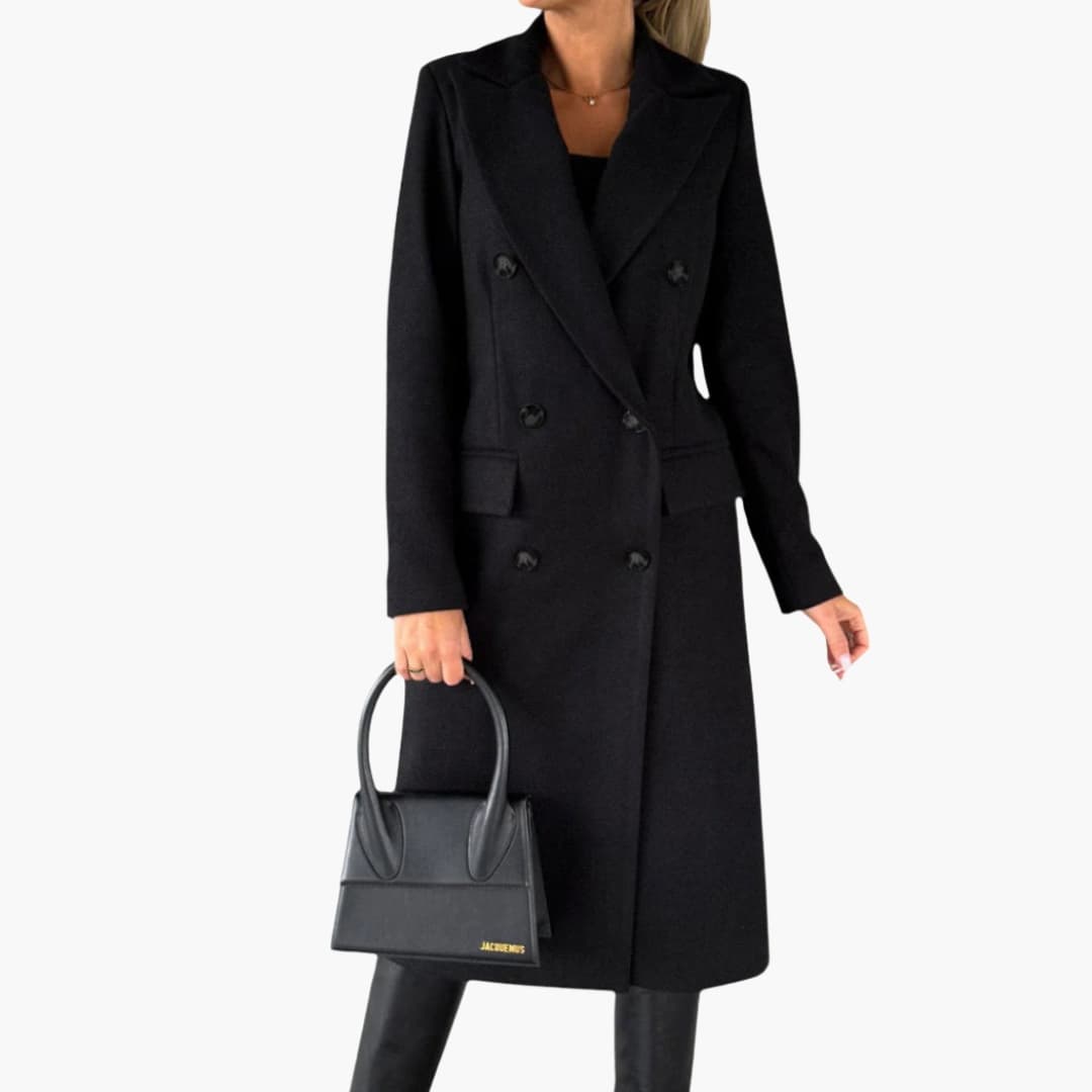 Ladies Classic Double Breasted Trench Coat