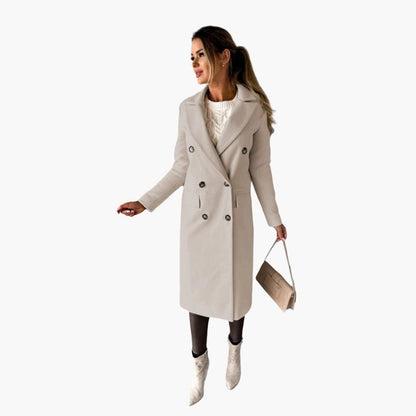 Ladies Classic Double Breasted Trench Coat