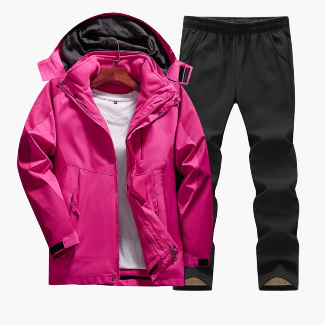 Ladies Waterproof Parka Jacket Set - Olytrend