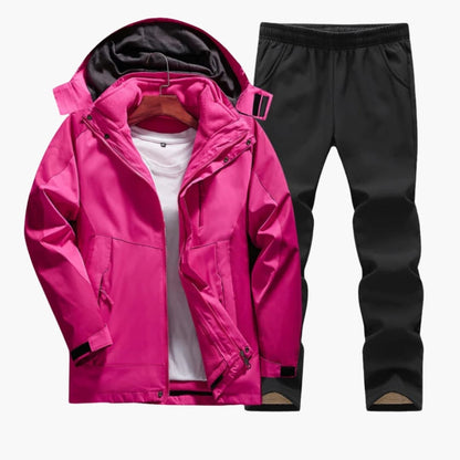 Ladies Waterproof Parka Jacket Set - Olytrend