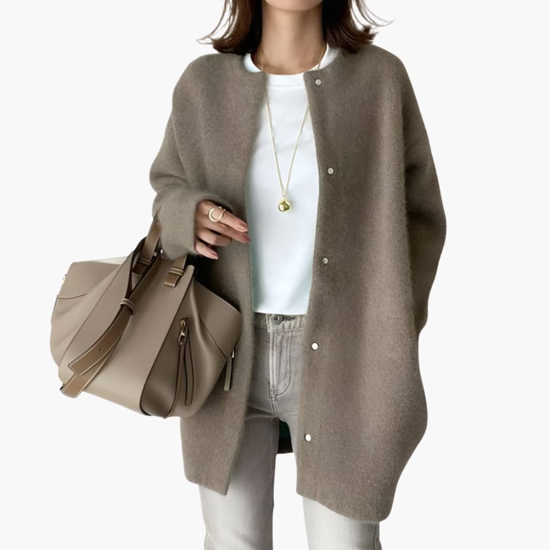 Cozy Women's Long Sleeve Open Cardigan Sweater
