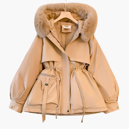 Waterproof Ladies Long Parka with Hood