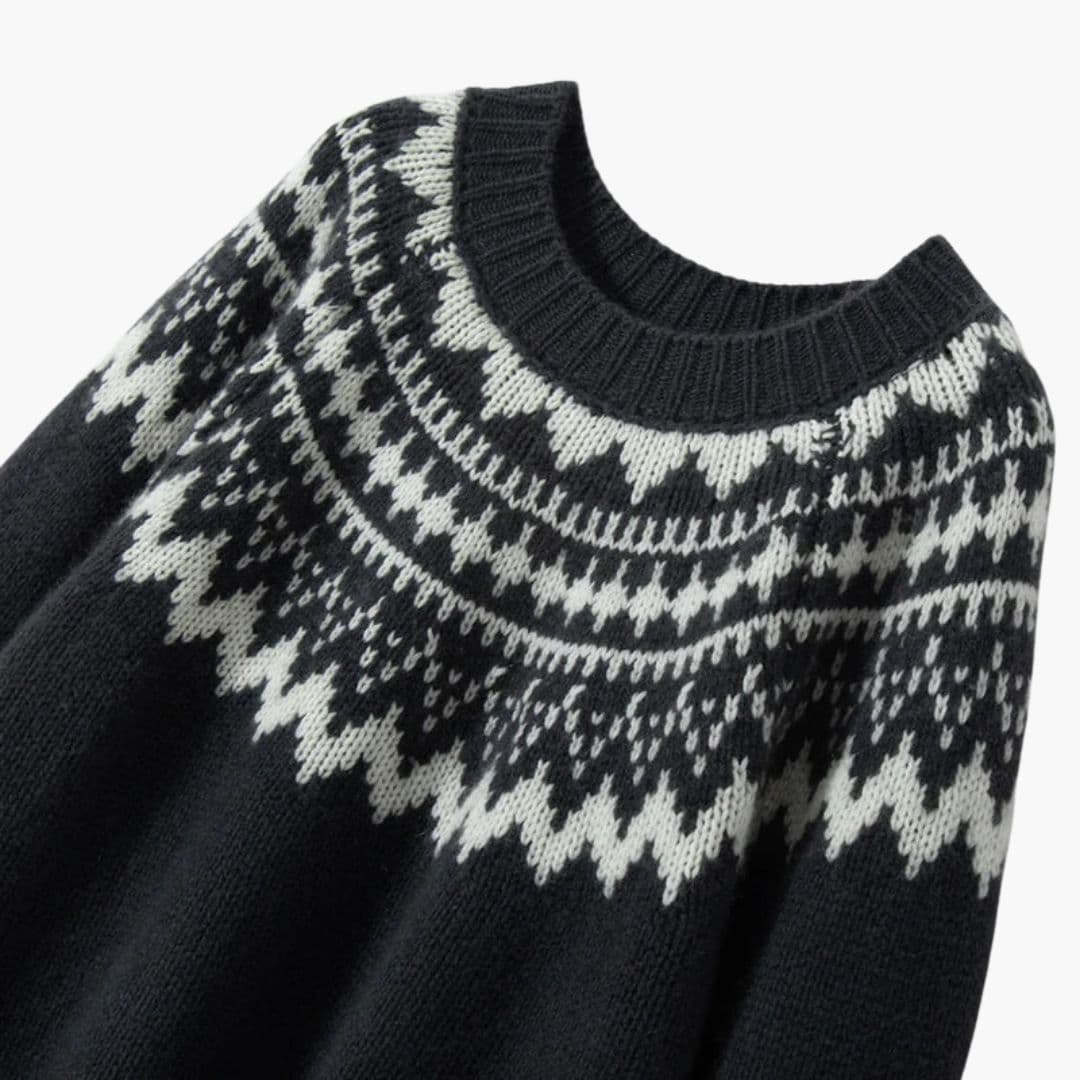 Classic Crew Neck Knit Women's Sweater