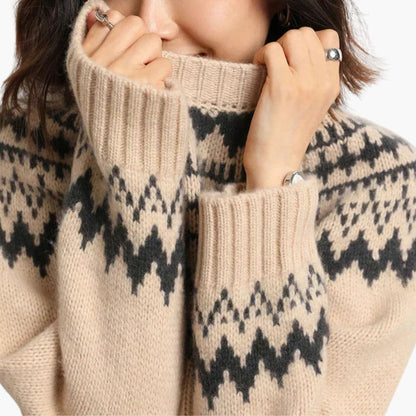 Classic Crew Neck Knit Women's Sweater