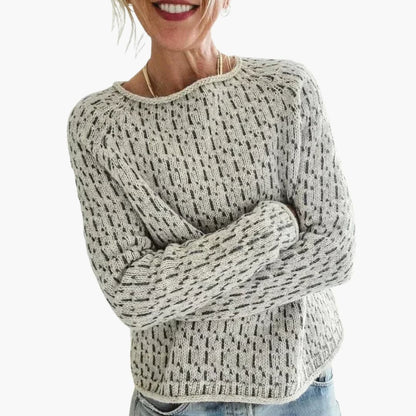 Ladies' Casual Striped Sweatshirt - Olytrend