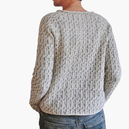 Ladies' Casual Striped Sweatshirt