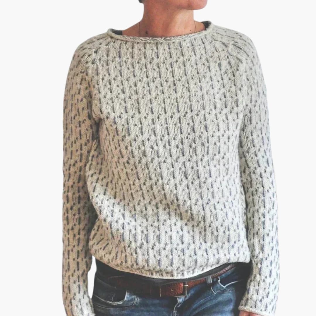 Ladies' Casual Striped Sweatshirt