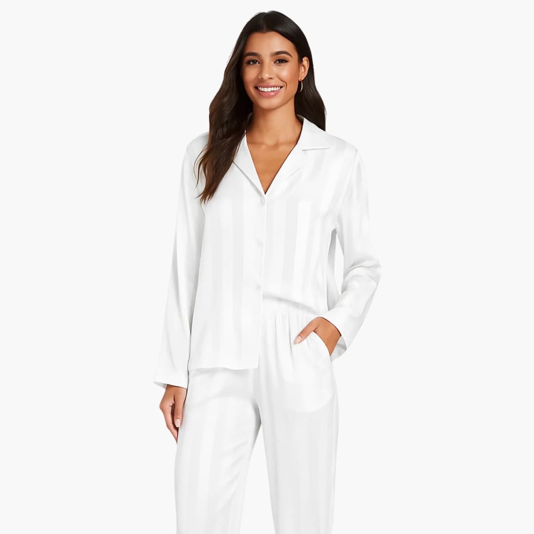 Women's Cozy Sleepwear Set with Top and Bottoms