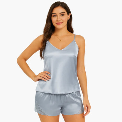 Ladies' Sleepwear Cami and Short Pajama Set