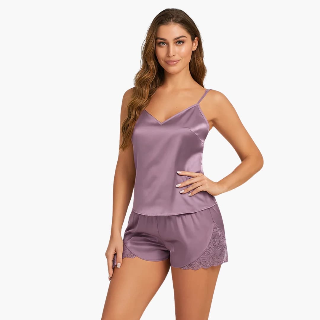 Ladies' Sleepwear Cami and Short Pajama Set