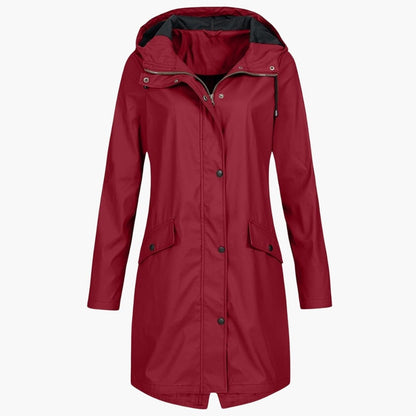 Waterproof Ladies Hooded Jacket