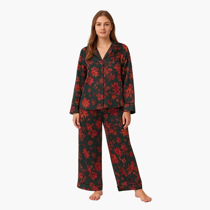 Ladies' Sleepwear Floral Pajama Pants Set