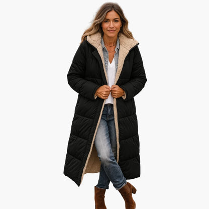 Warm Padded Parka Coat for Women