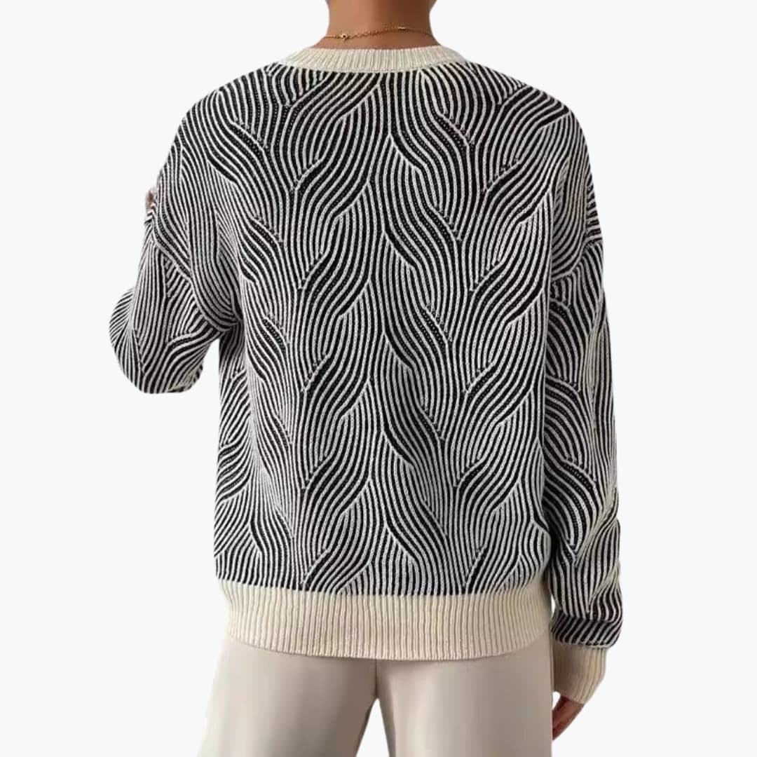 Fashionable Textured Women's Sweater