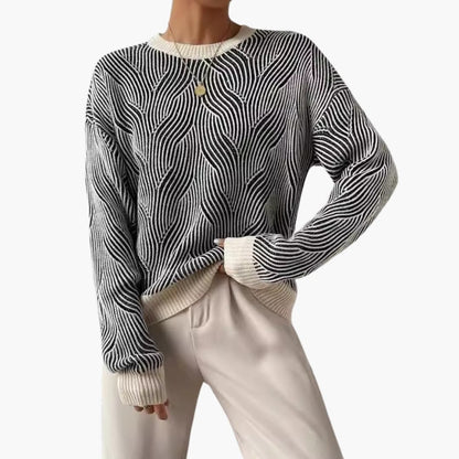 Fashionable Textured Women's Sweater