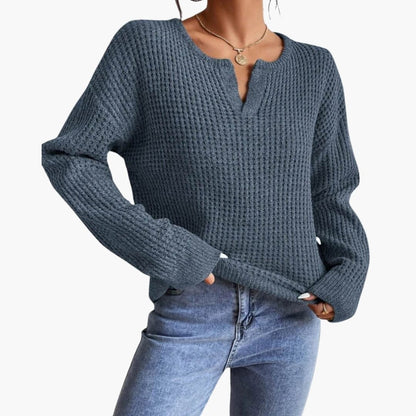 Ladies' Soft Crew Neck Pullover Sweater