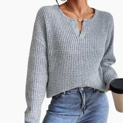 Ladies' Soft Crew Neck Pullover Sweater