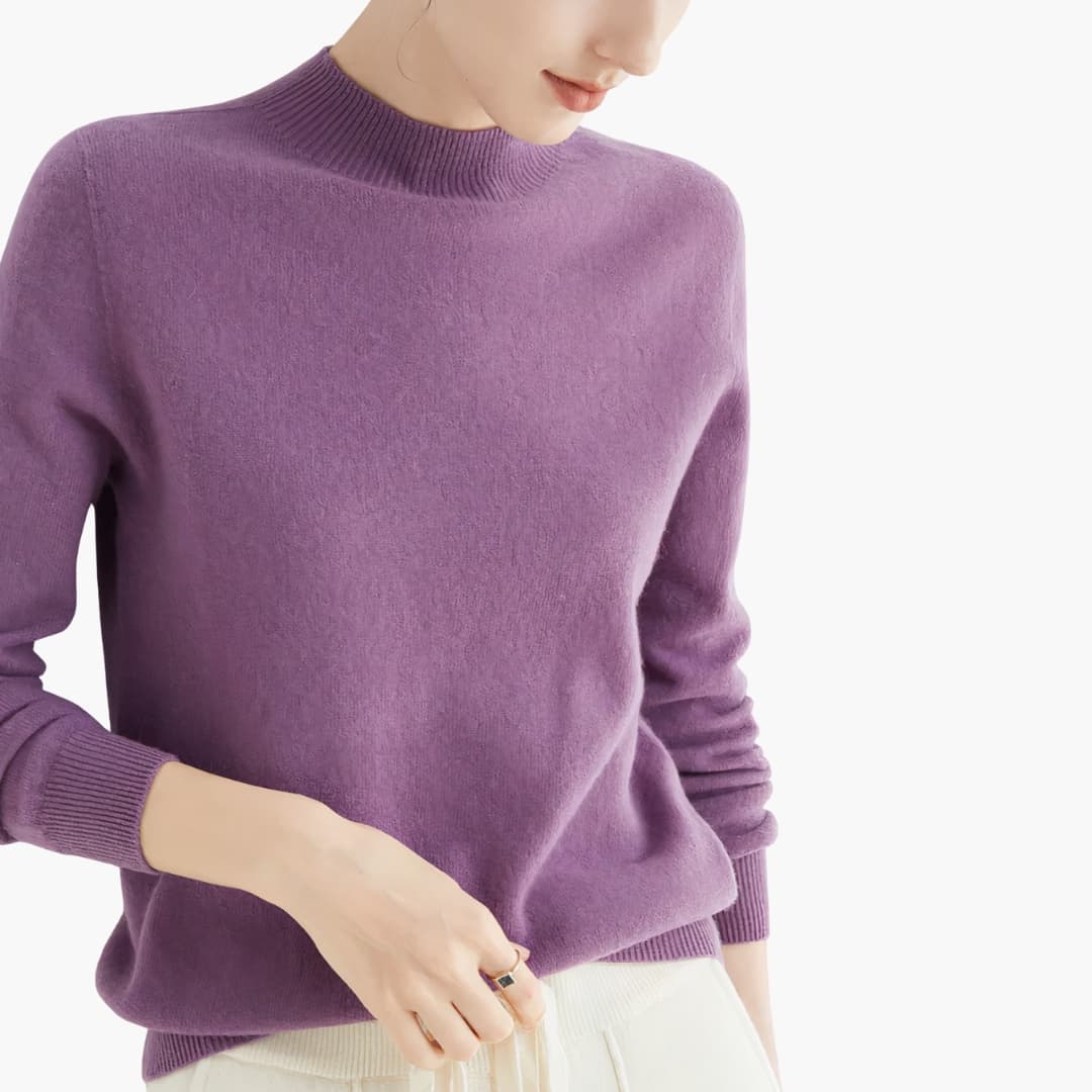 Soft Crew Neck Women's Winter Sweater