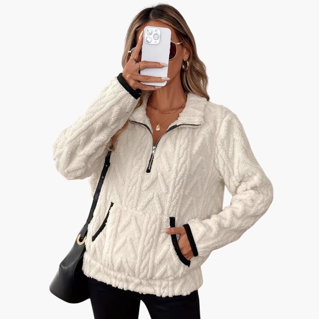 Soft Women's Fleece Hoodie with Pockets