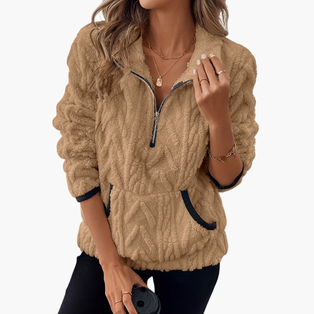Soft Women's Fleece Hoodie with Pockets