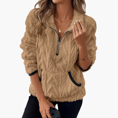 Soft Women's Fleece Hoodie with Pockets