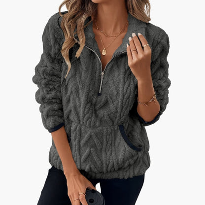 Soft Women's Fleece Hoodie with Pockets