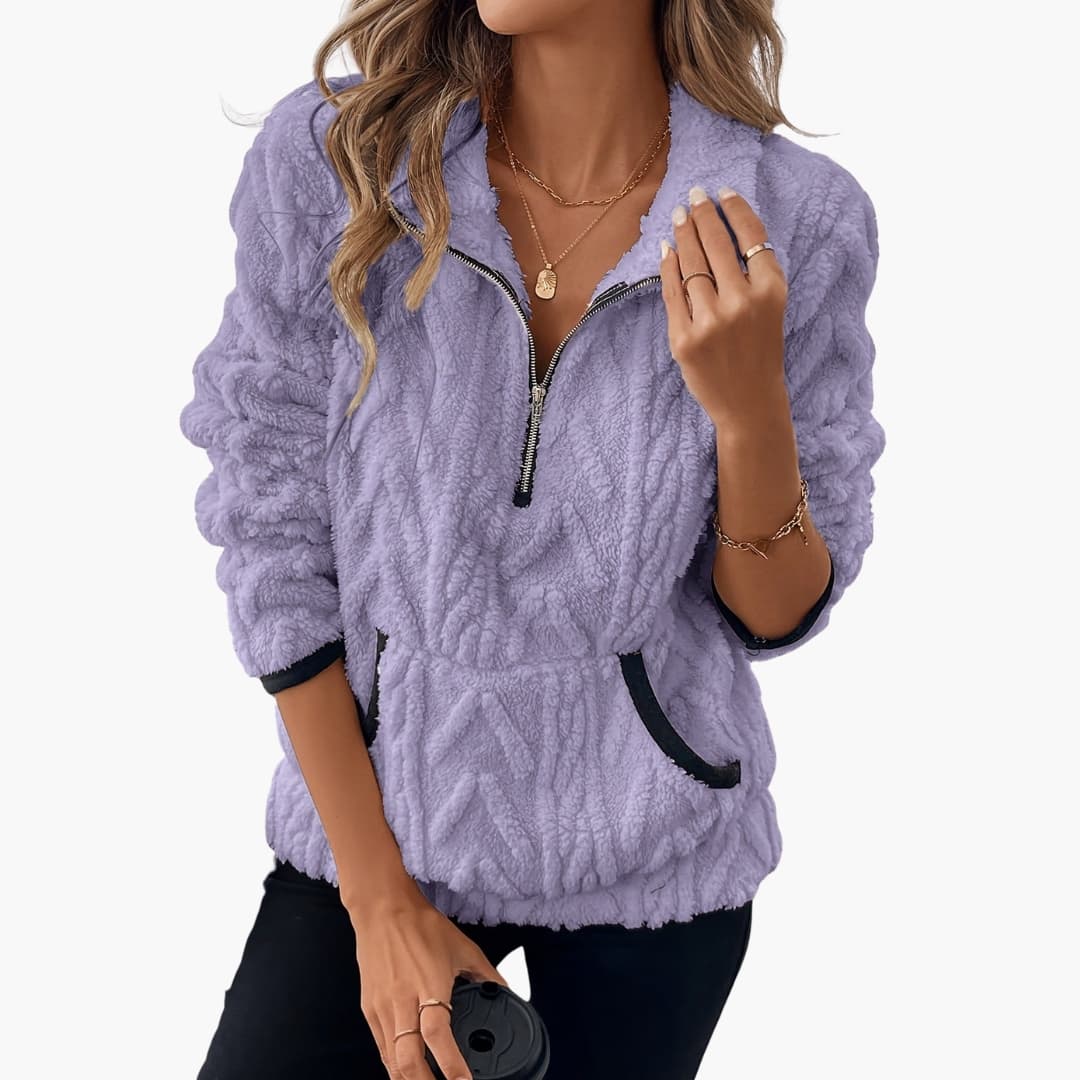 Soft Women's Fleece Hoodie with Pockets