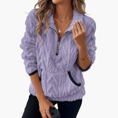 Soft Women's Fleece Hoodie with Pockets