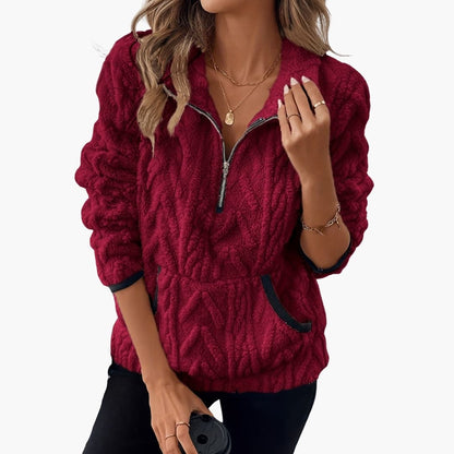Soft Women's Fleece Hoodie with Pockets