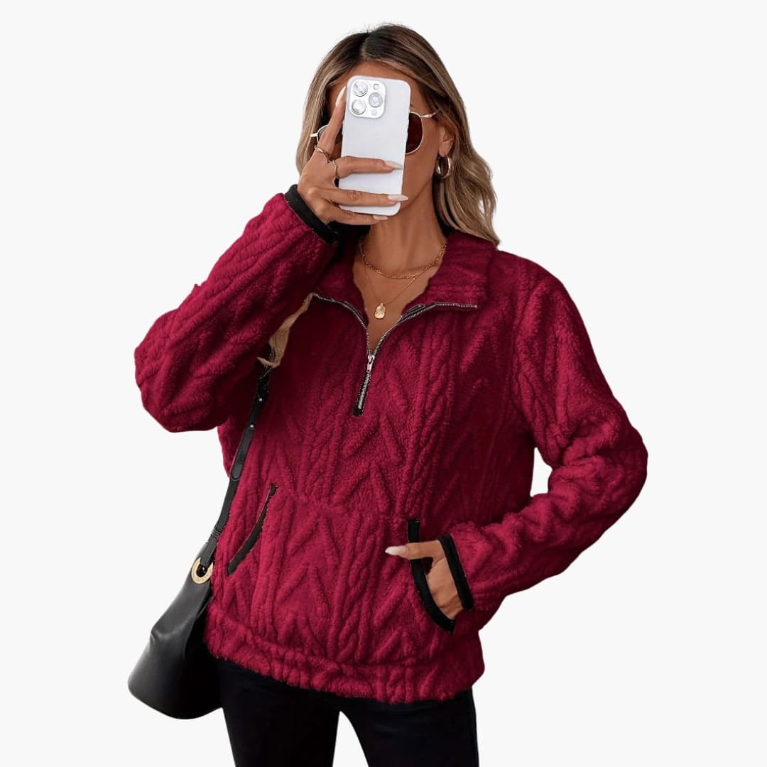 Soft Women's Fleece Hoodie with Pockets