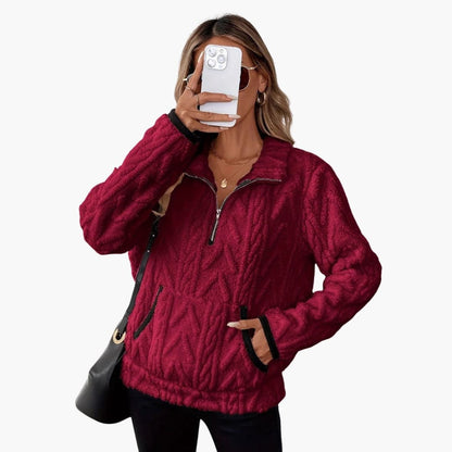Soft Women's Fleece Hoodie with Pockets