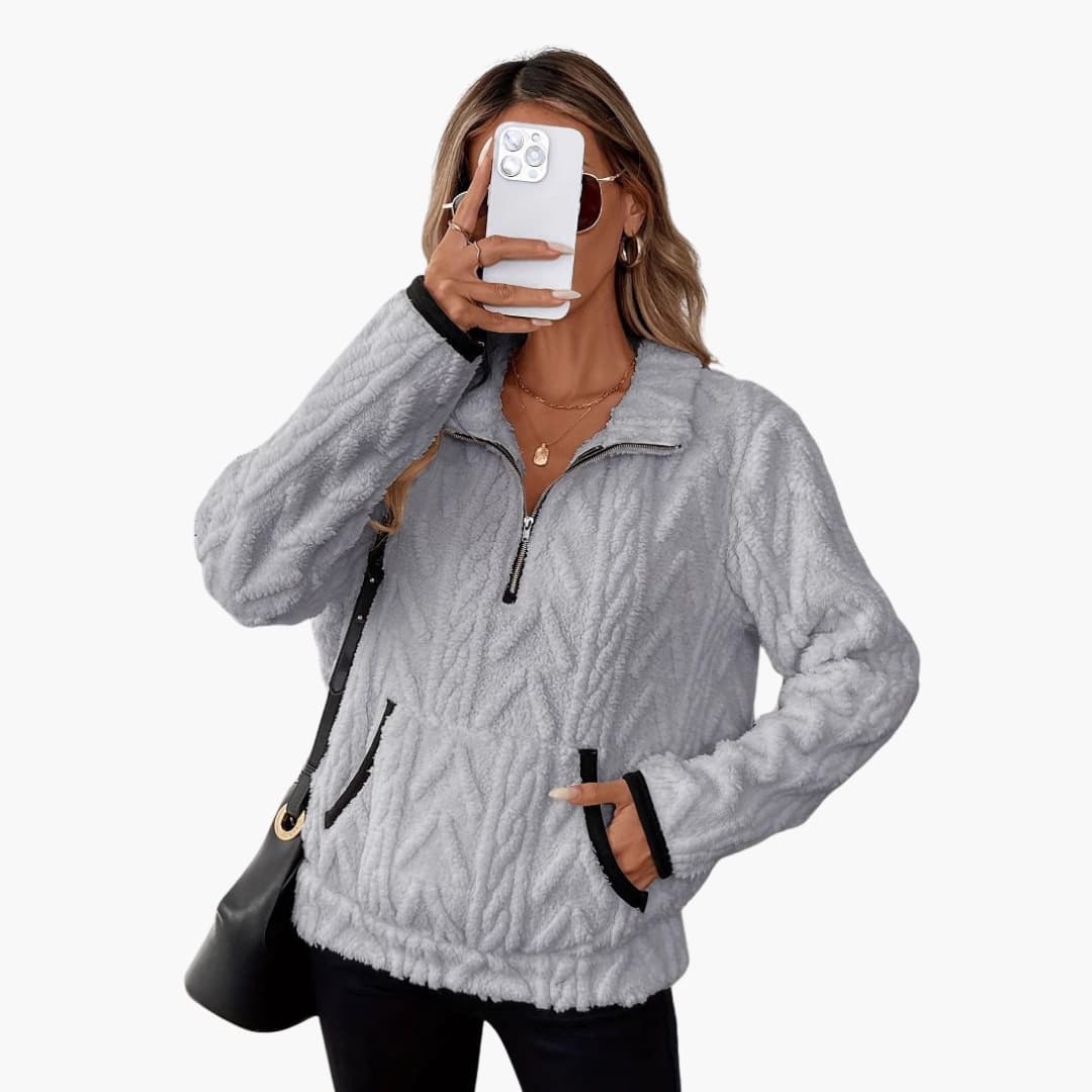 Soft Women's Fleece Hoodie with Pockets