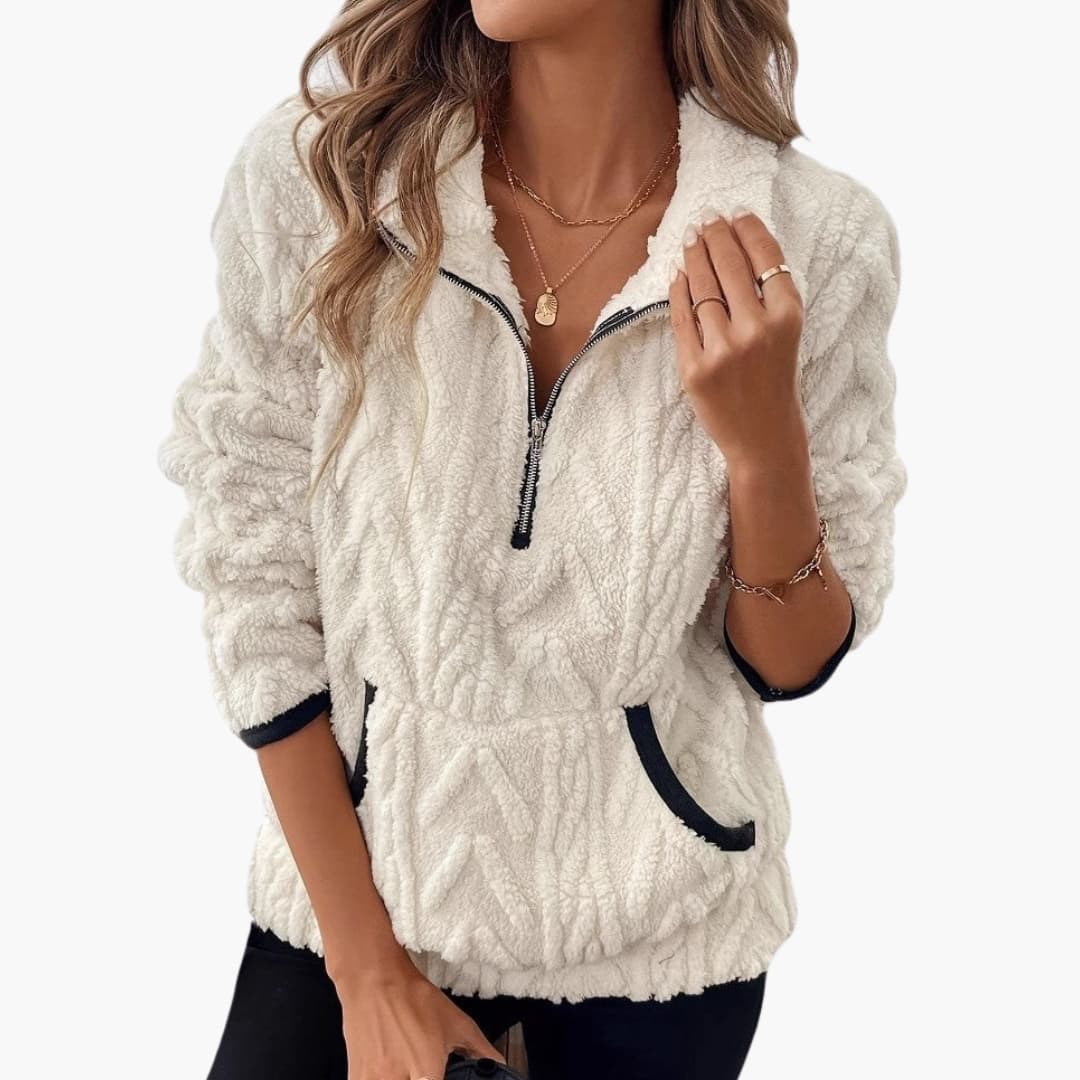 Soft Women's Fleece Hoodie with Pockets