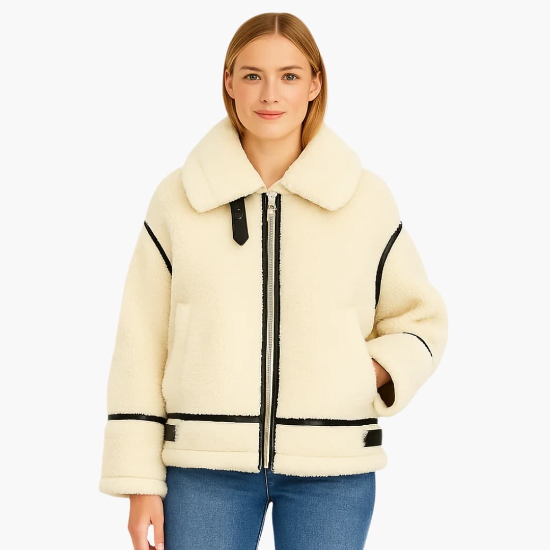 Soft Women's Fleece Zip Jacket with Pockets - Olytrend