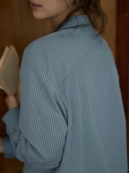 Ladies Classic Striped Tee Shirt