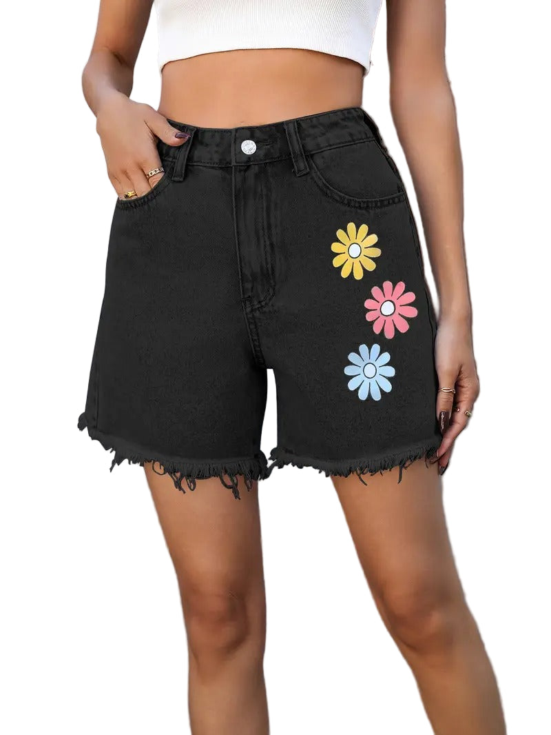 Ladies' Pretty Flower Shorts - Nocini
