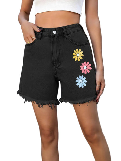 Ladies' Pretty Flower Shorts - Nocini