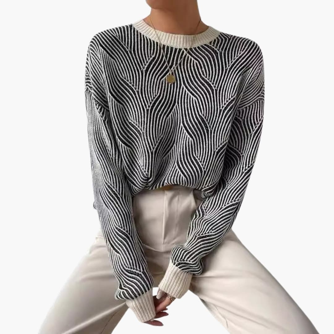 Fashionable Textured Women's Sweater - Olytrend