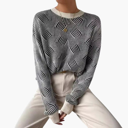 Fashionable Textured Women's Sweater - Olytrend