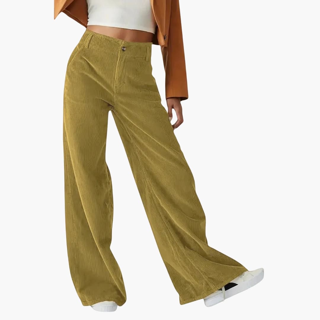 Comfortable Women's Wide Leg Elastic Waist Pants
