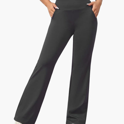 Comfortable Women's Flare Pants with Stretch Waist