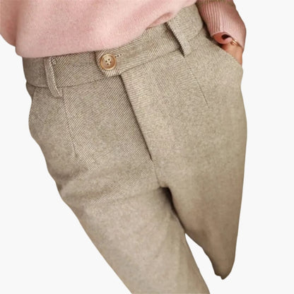 Ladies Comfort Fit Trousers with Side Pockets