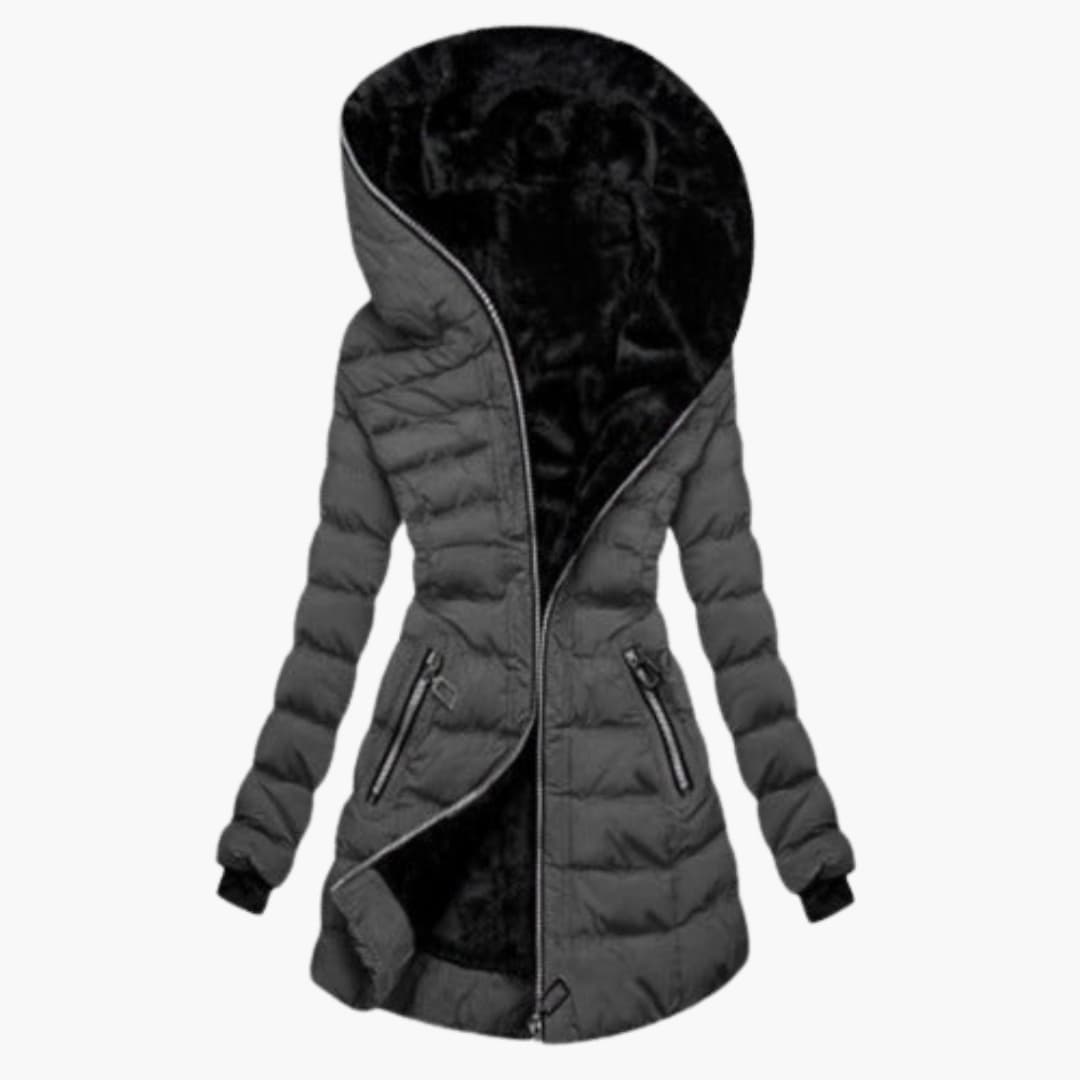 Ladies Waterproof Parka with Adjustable Hood
